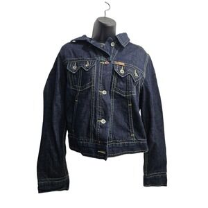 GSUS Sindustries Denim Jacket‎ - Dark Wash Raw Style - Women's Medium